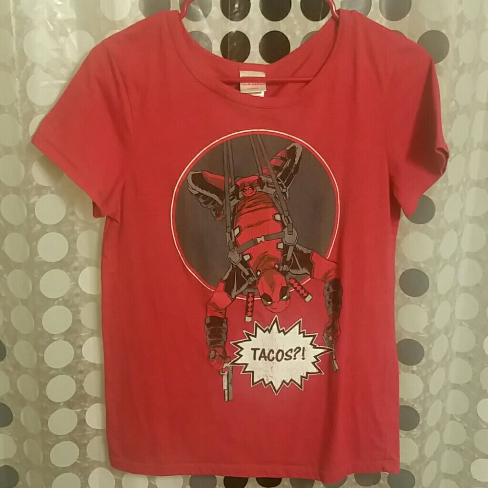 Dead Pool Marvel Womens T-Shirt Size M